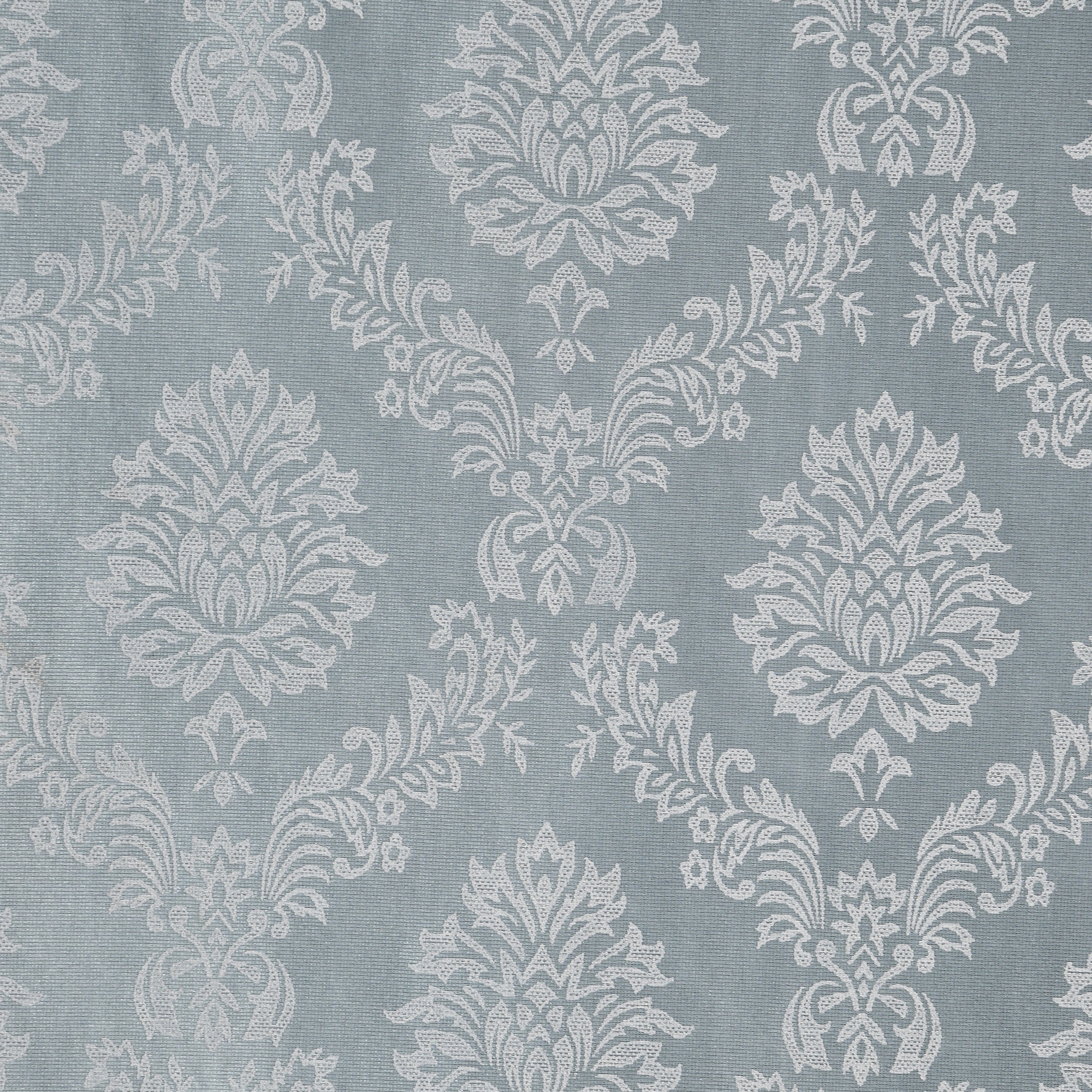 Daisy Door Curtains 60% Light Filtering Poly Knitted 200 GSM Damask Grey