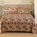Jaipur Bagh King Bedsheet with 2 Pillow Covers 100% Cotton 120 TC Chartook Brown