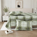 Lotus Queen Bedsheet with 2 Pillow Covers 100% Cotton 120 TC Textured Geometric Grey