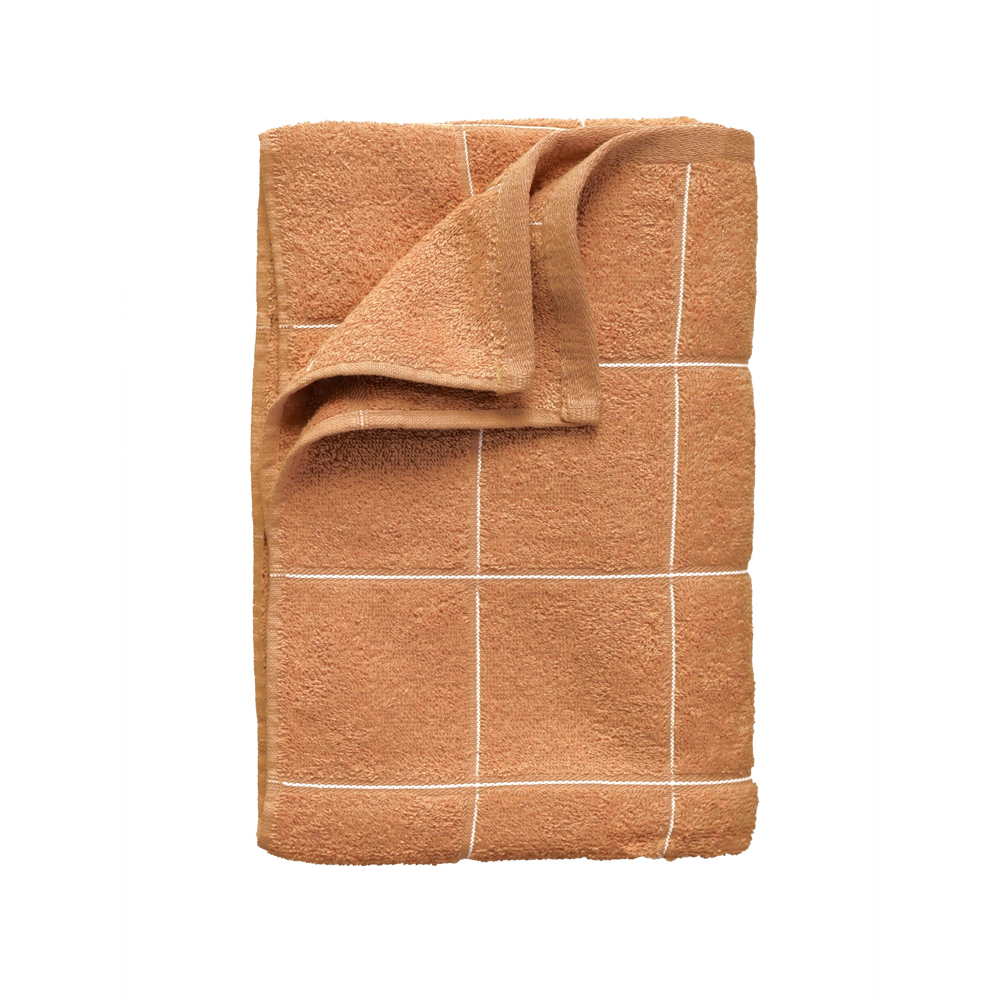 Jasmine Bath Towel 100% Cotton 365 GSM Classic Check Walnut