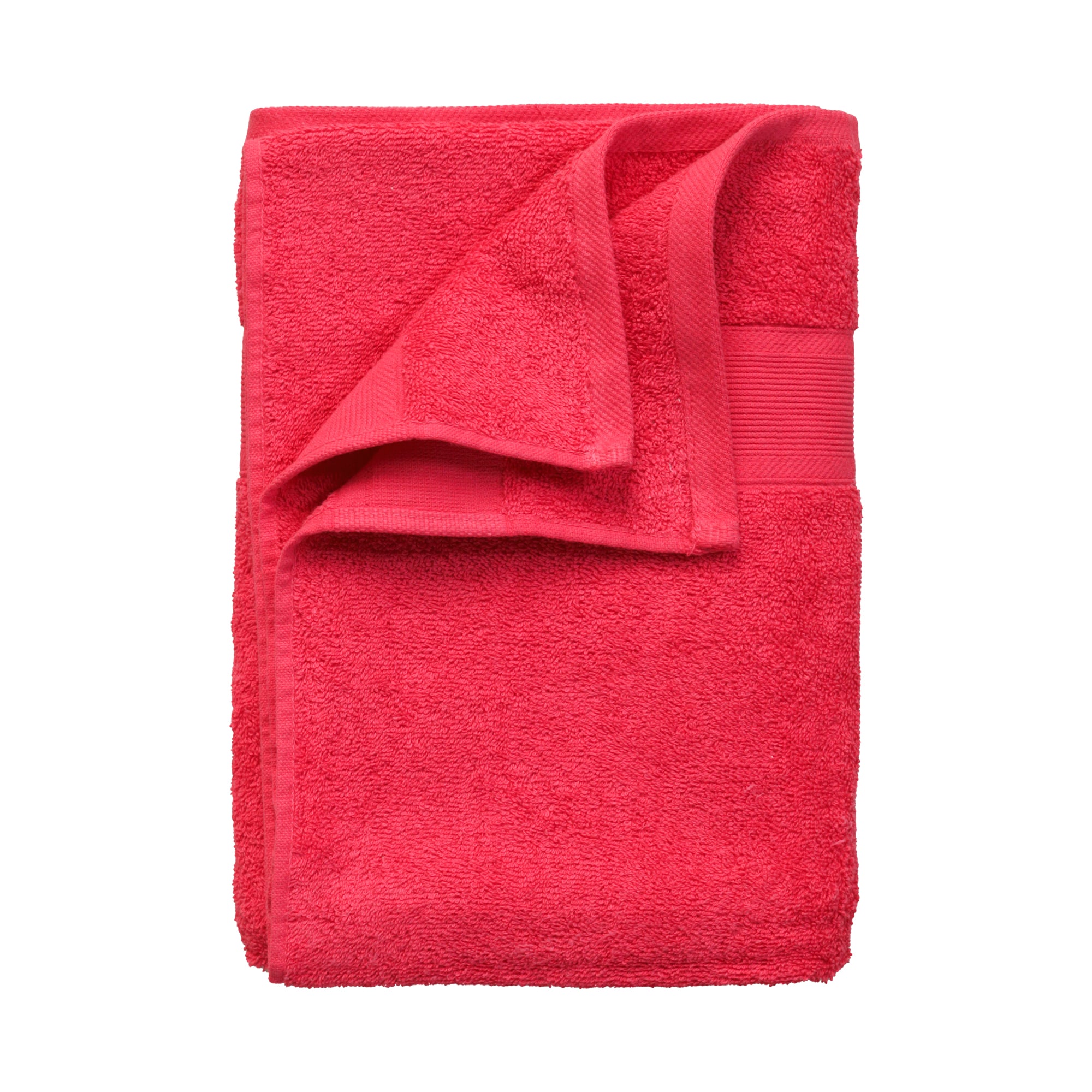 Rose Bath Towel 100% Cotton 420 GSM Self Border Fuschia