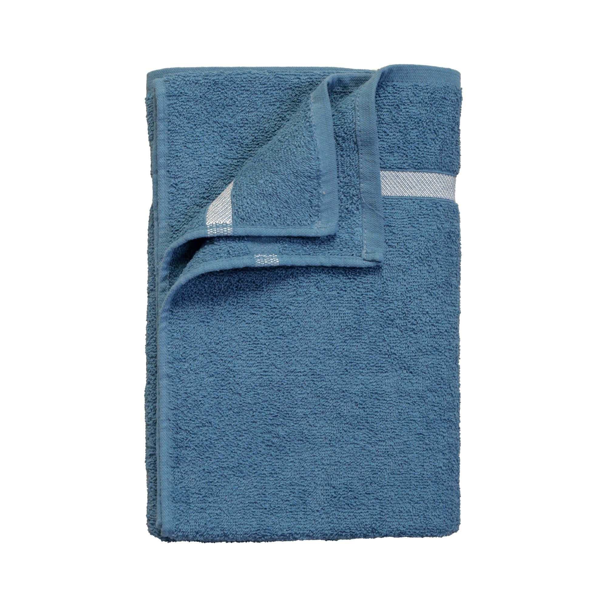 Daisy Bath Towel 100% Cotton 360 GSM Single Border Blue