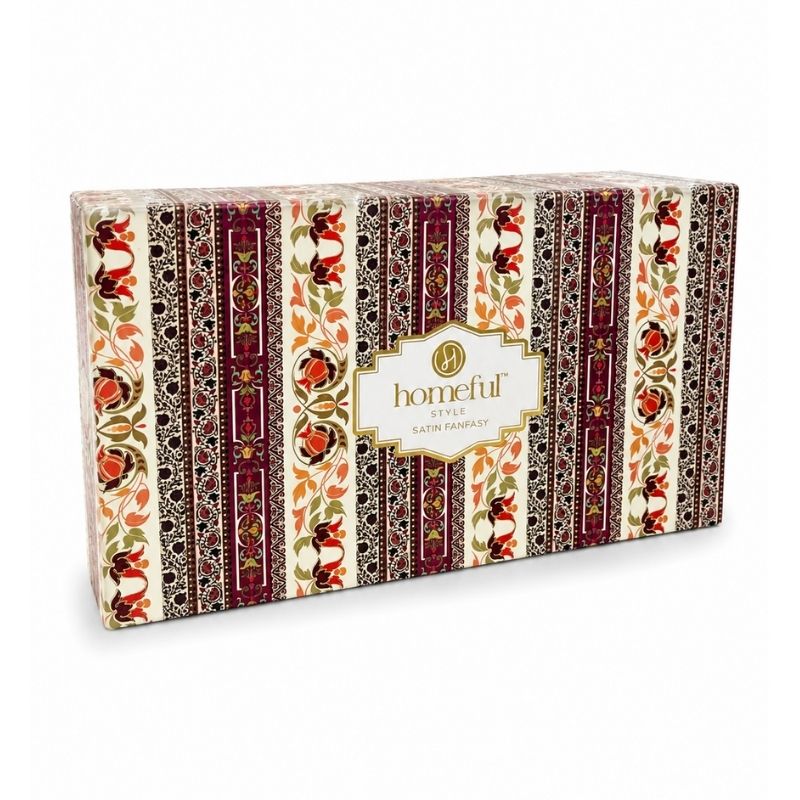 Satin Fantasy 125 GSM Microfiber King Size Bedsheet with 2 Pillow Covers - Pink