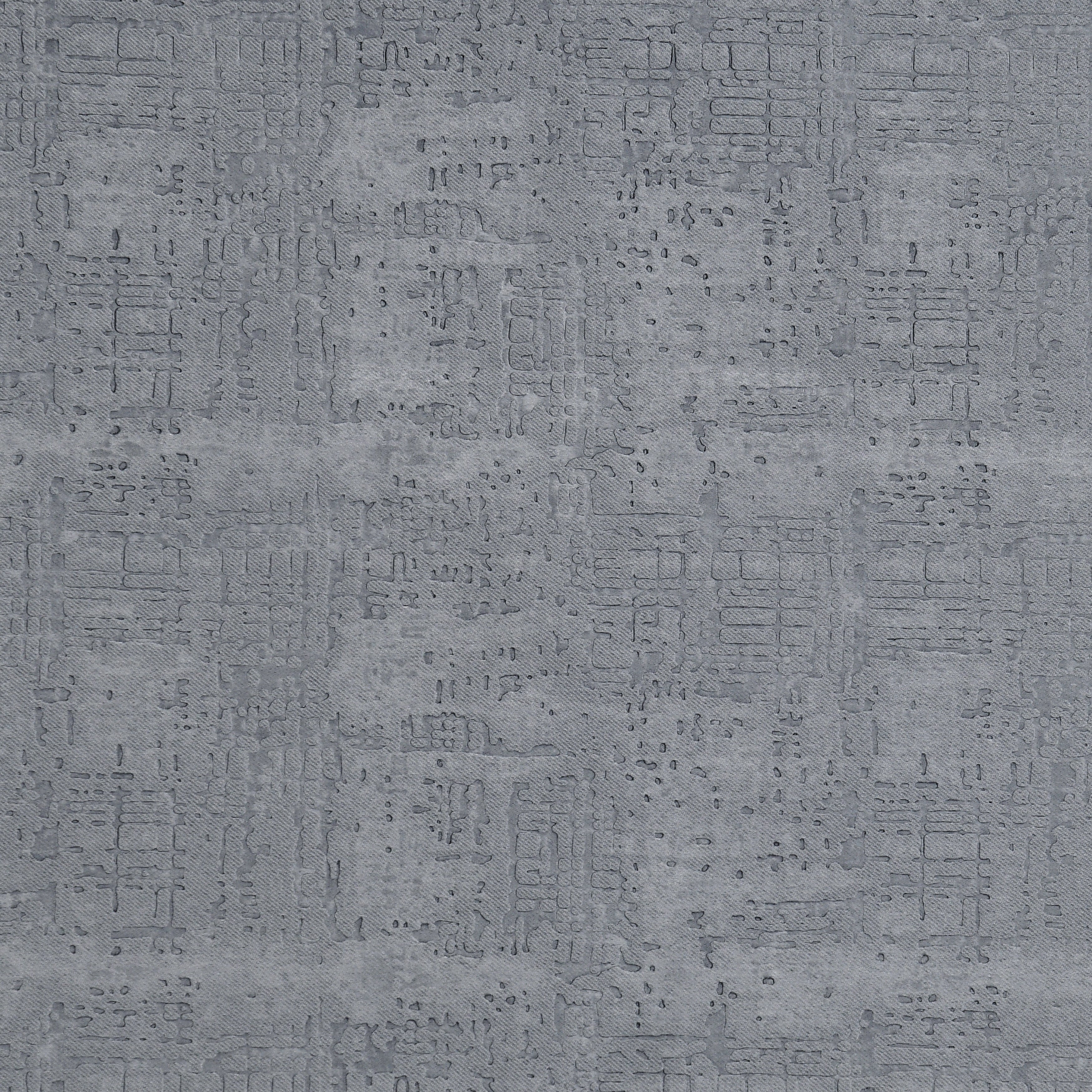 Lily Door XL Curtains 90% Blackout 280 GSM Embossed Textured Grey