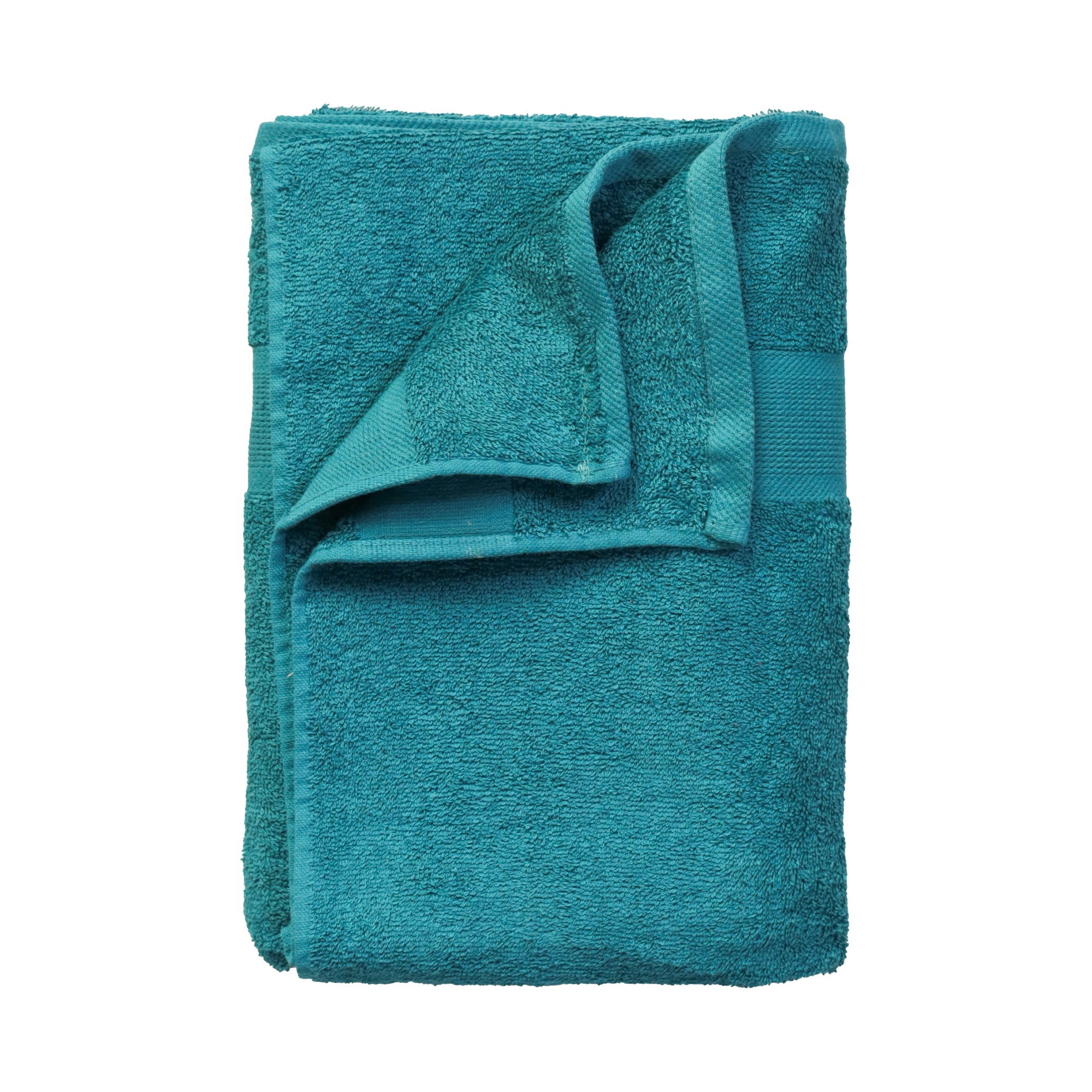 Rose Bath Towel 100% Cotton 420 GSM Self Border Teal