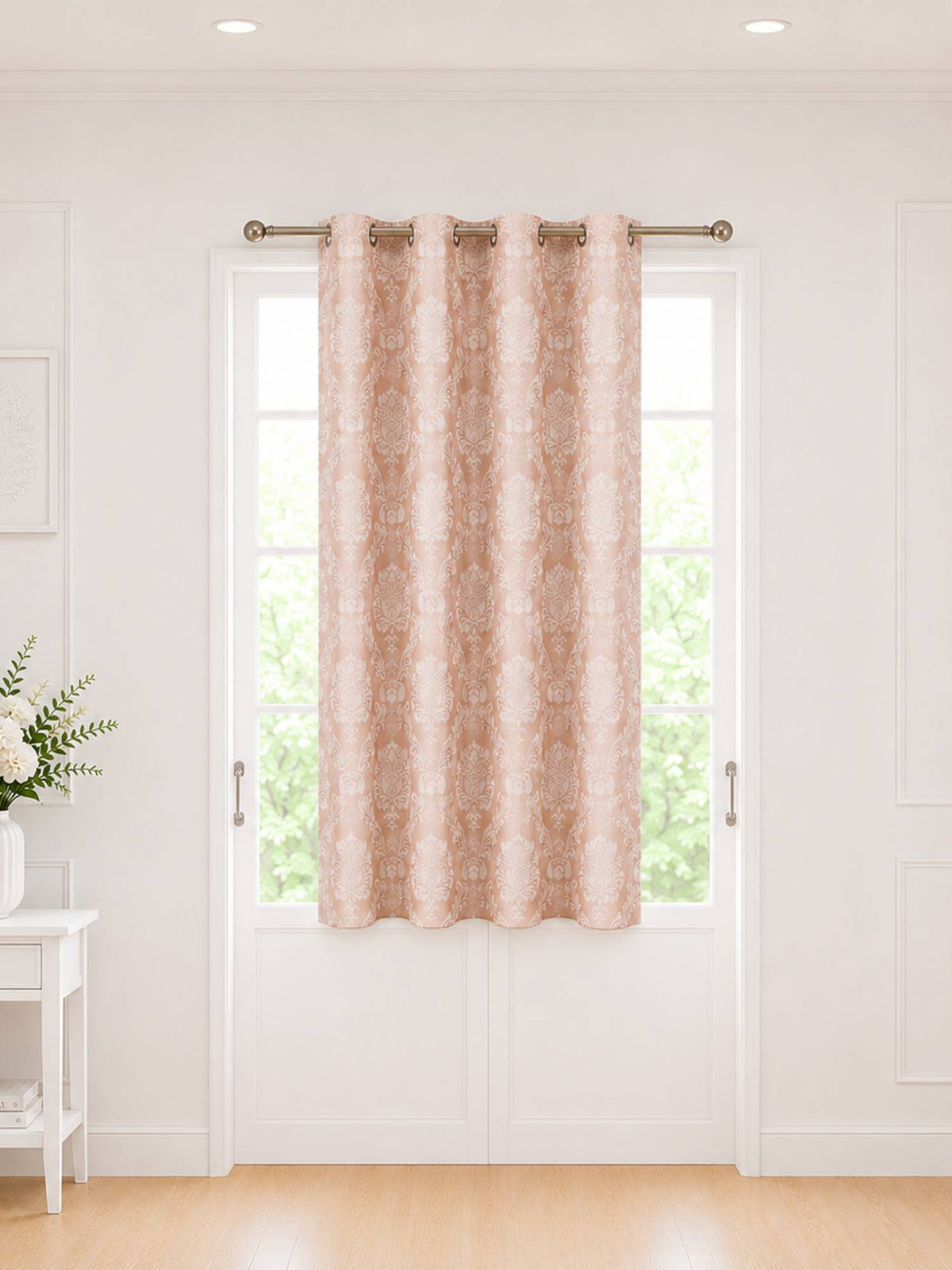 Daisy 200 GSM Polyester Knitted 60% Light Filtering Window Curtain